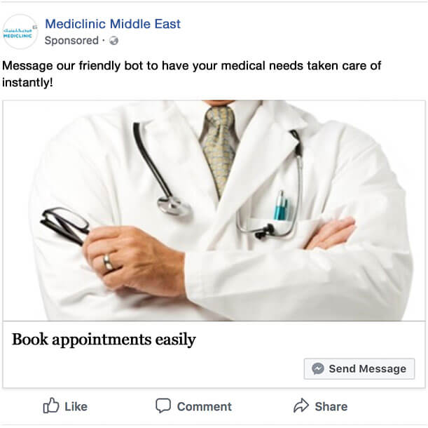 Bot ads Mediclinic