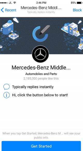 Bot Mercedes