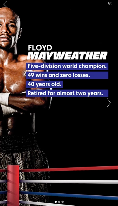 Floyd Mayweather Canvas