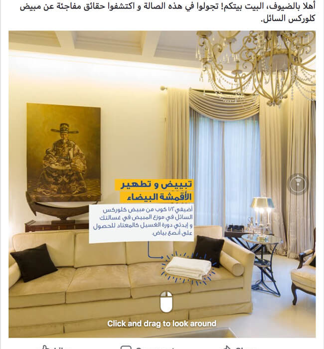 360 CLOROX Arabia - Living Room