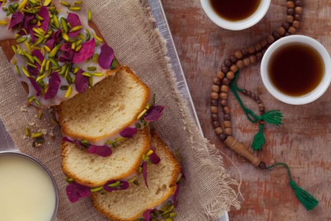 Pistachio Rosewater Cake