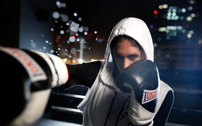 Woman Boxing