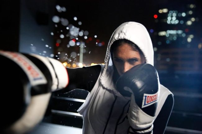 Woman Boxing