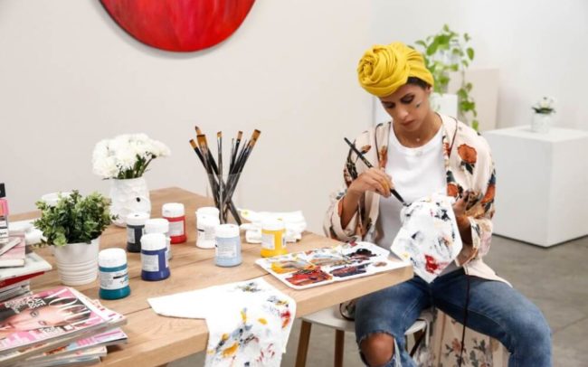 Woman Painting