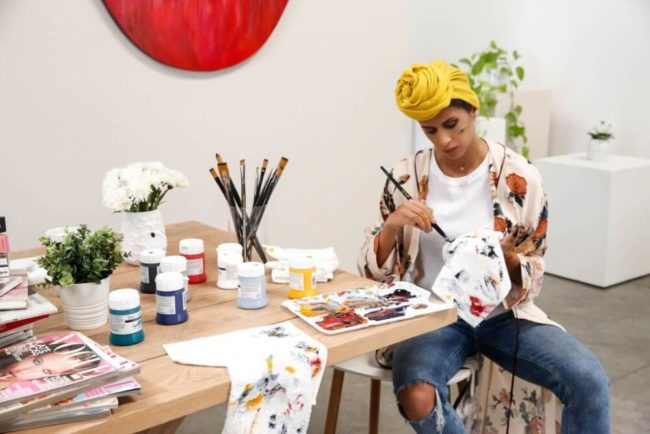 Woman Painting
